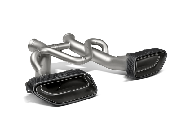 Akrapovic 14-17 McLaren 650S/650S Spyder Slip-On Line (Titanium) w/ Carbon Tips - S-MC/TI/2