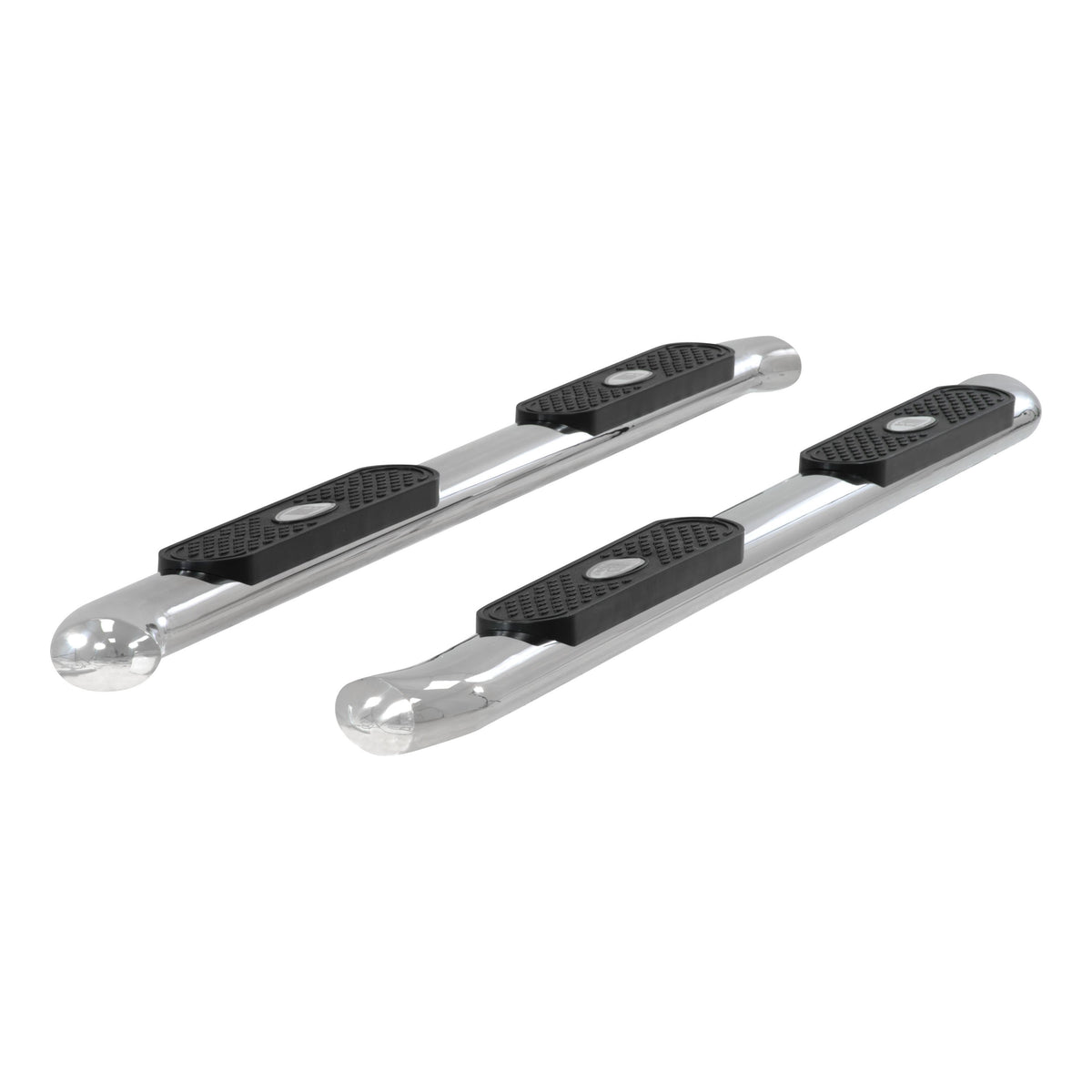 ARIES S222009-2 4-Inch Oval Polished Stainless Steel Nerf Bars, Select Toyota Tacoma