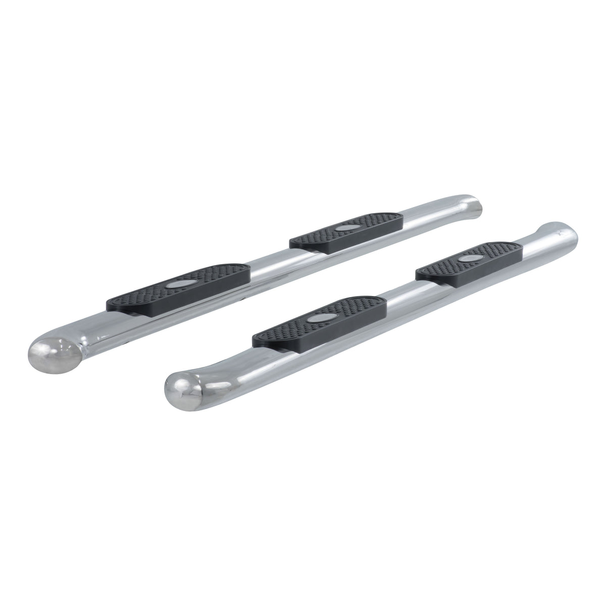ARIES S222013-2 4-Inch Oval Polished Stainless Steel Nerf Bars, Select Toyota Tundra