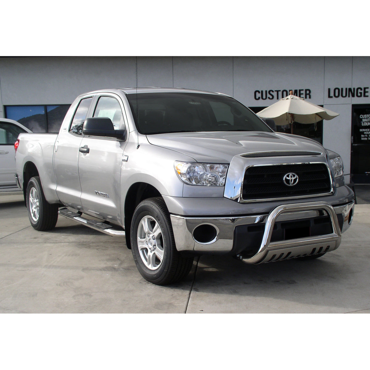 ARIES S222013-2 4-Inch Oval Polished Stainless Steel Nerf Bars, Select Toyota Tundra