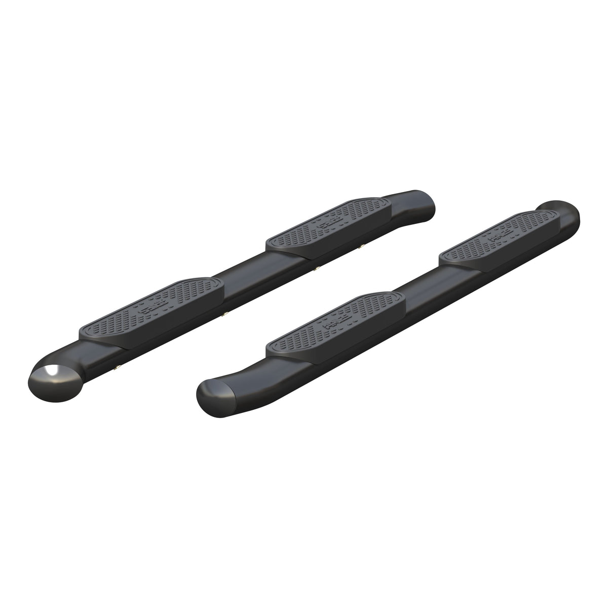 ARIES S222029 4-Inch Oval Black Steel Nerf Bars, Select Toyota Tacoma Double Cab