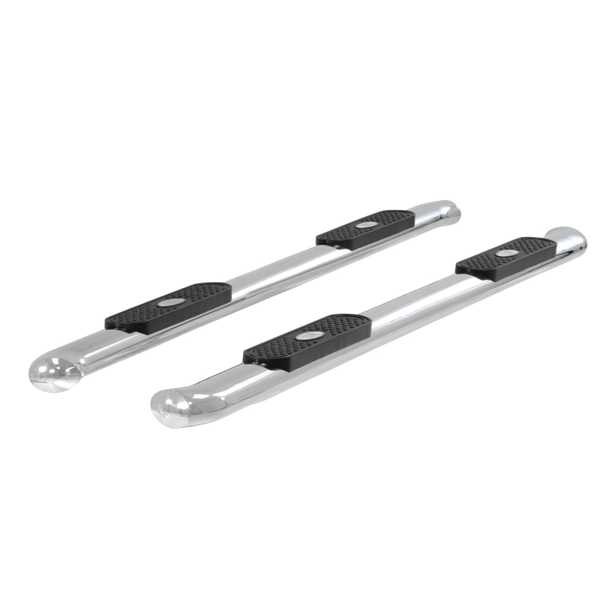 ARIES S223043-2 4-Inch Oval Polished Stainless Steel Nerf Bars, Select Ford F-150, Lightning, F-250, F-350, F-450, F-550 Super Duty