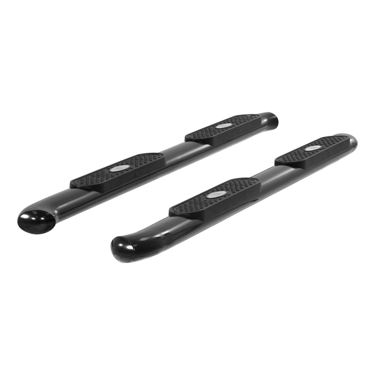 ARIES S224046 4-Inch Oval Black Steel Nerf Bars, Select Chevrolet Silverado, GMC Sierra 1500, 2500, 3500 HD