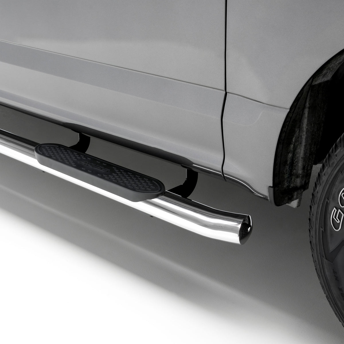 ARIES S224051-2 4-Inch Oval Polished Stainless Steel Nerf Bars, Select Chevrolet Colorado, GMC Canyon Crew Cab