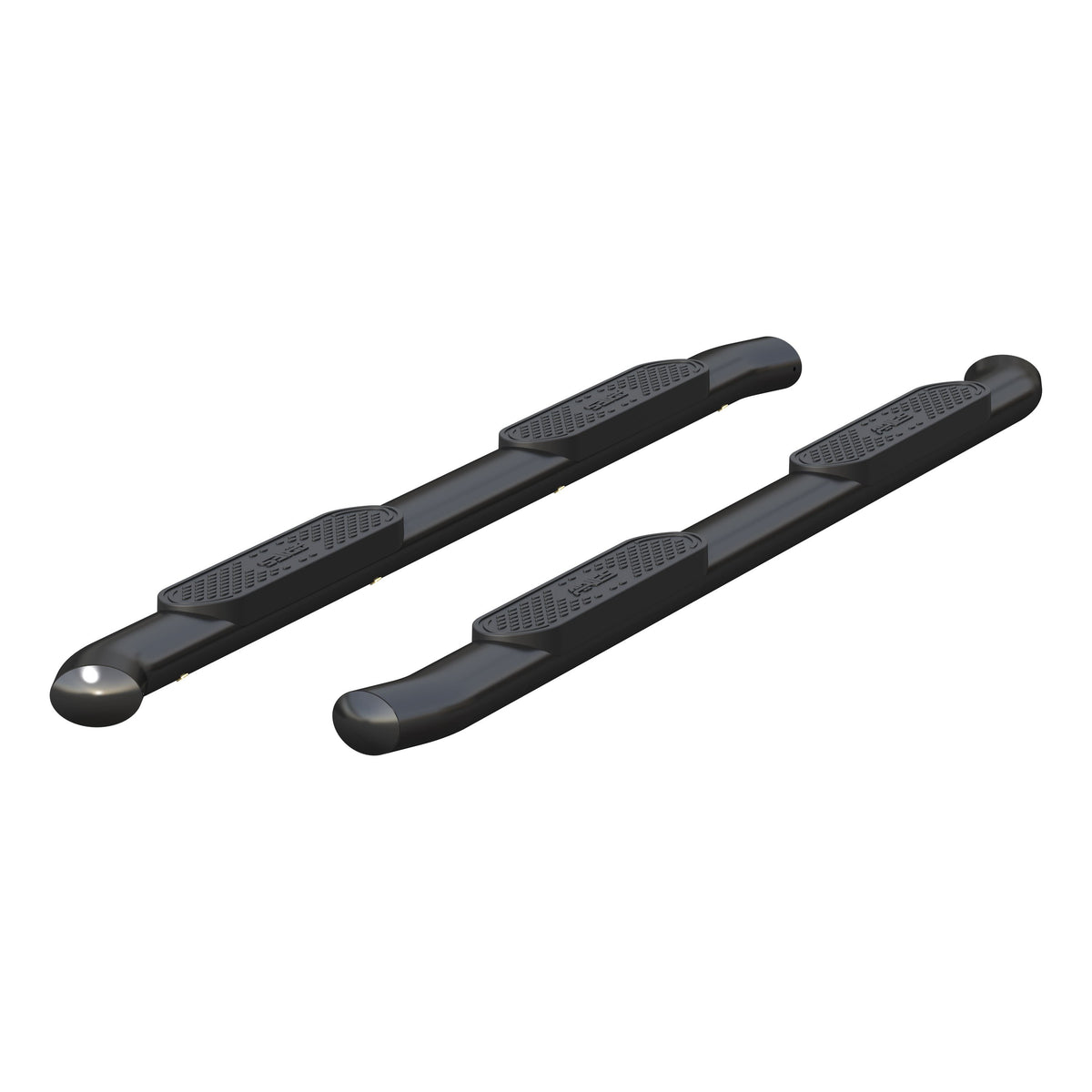 ARIES S224053 4-Inch Oval Black Steel Nerf Bars, Select Chevrolet Silverado, GMC Sierra 1500, 2500, 3500 HD Crew Cab