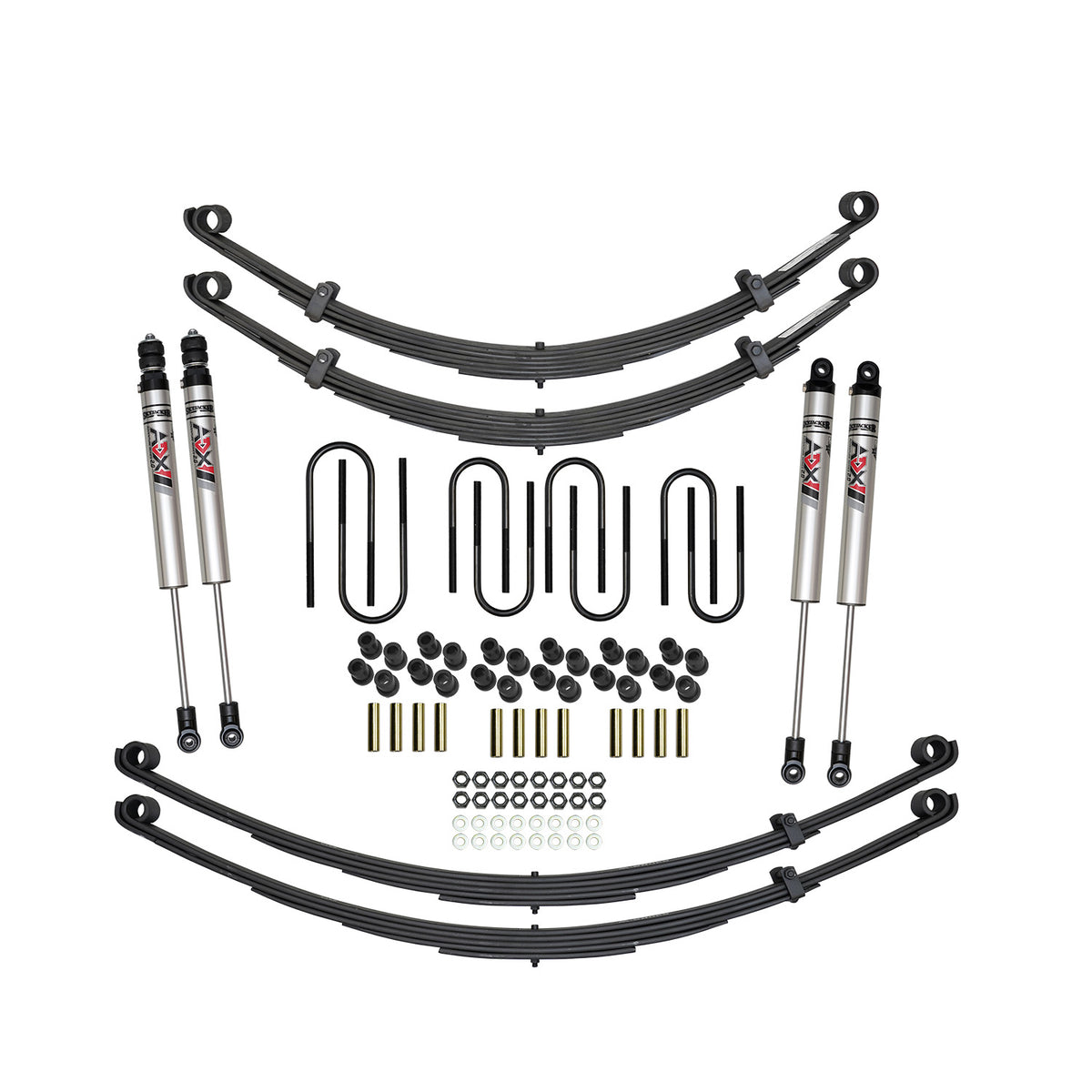 Skyjacker 71-73 International Scout 2 2 In Suspension Lift Kit W/ Adx M2.0 Alum Monotube Shocks