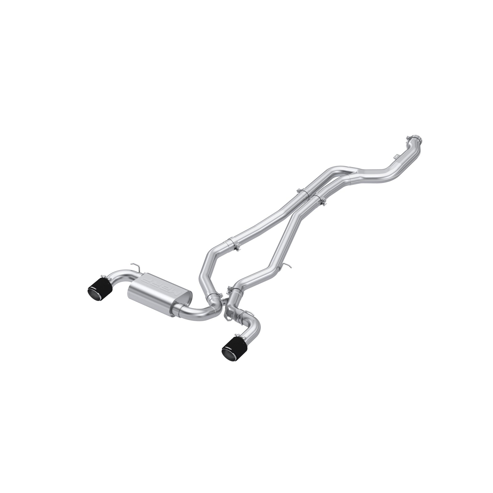 MBRP 2020+ Toyota Supra 3.0L 3in Catback Dual Rear Carbon Fiber Tips - T304 - S43003CF