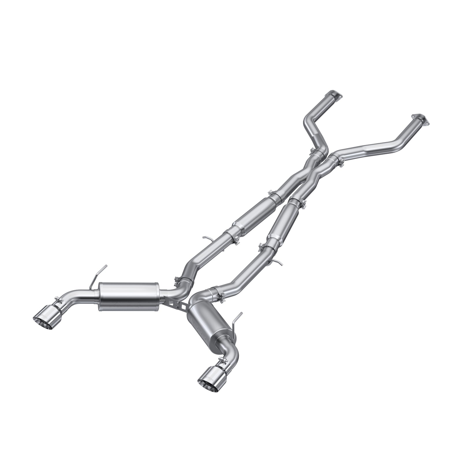 MBRP 16-22 Infiniti Q50 3.0L RWD/AWD 3in Cat-Back Dual Split Rear Street Version T304 - S4405304