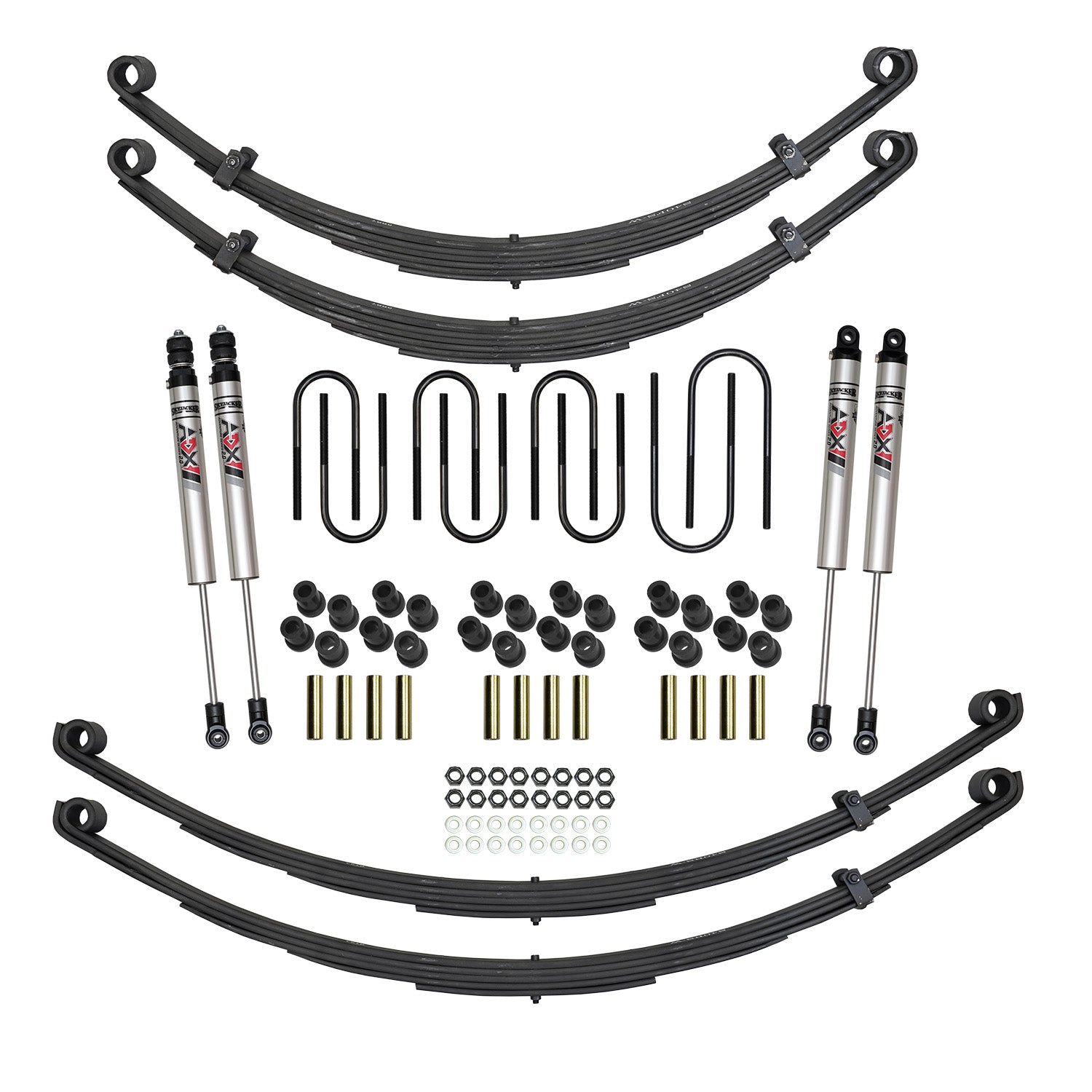 Skyjacker 71-73 International Scout 2 4 In Suspension Lift Kit W/ Adx M2.0 Alum Monotube Shocks