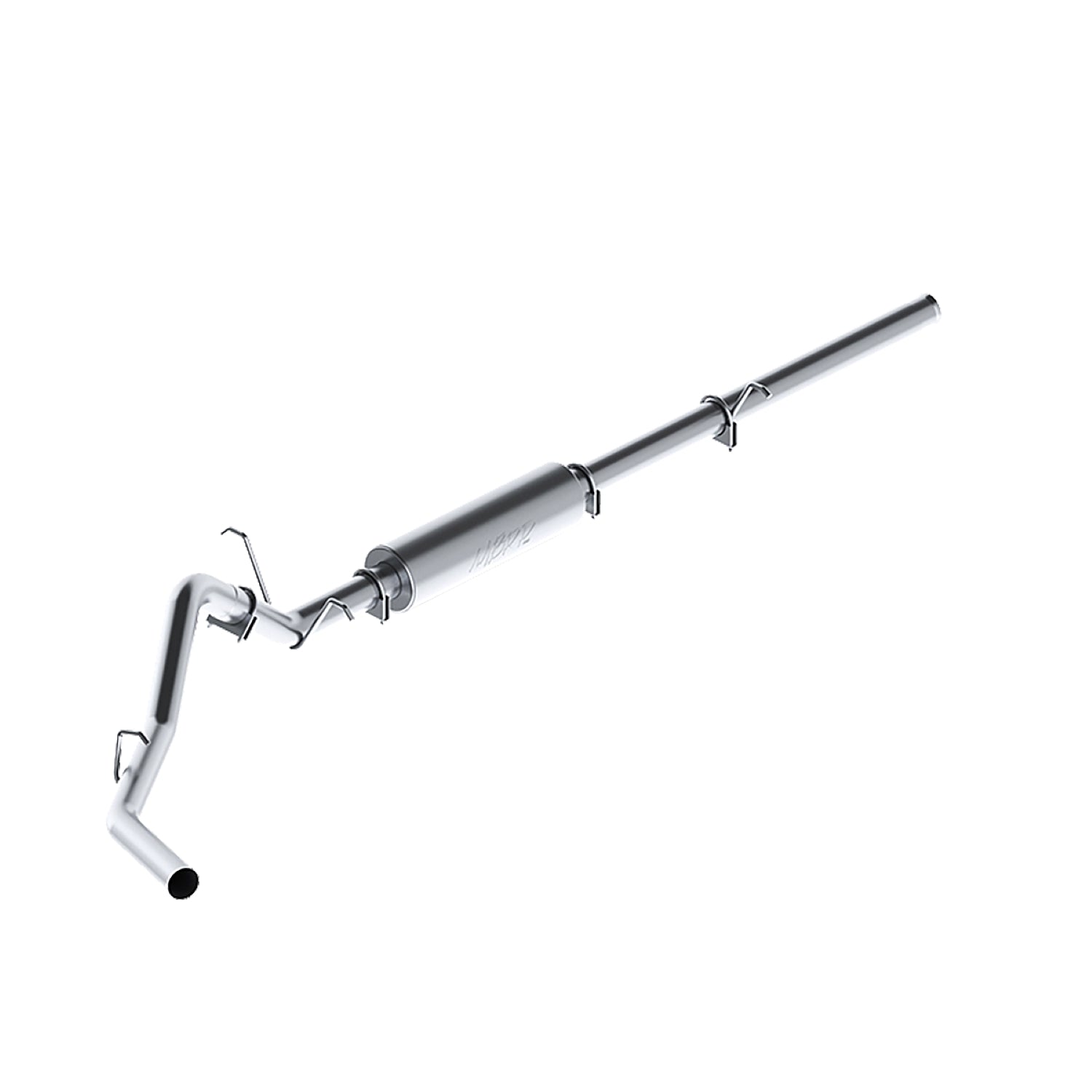 MBRP 2009-2013 Chev/GMC 1500 4.8/5.3L (excl 8ft bed) Cat Back Single Side AL P Series Exhaust - S5054P