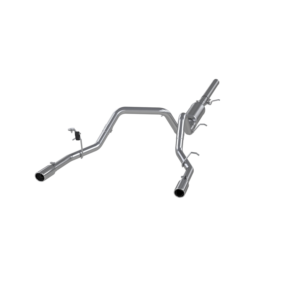 MBRP 14 Chevy/GMC 1500 Silverado/Sierra 4.3L V6/5.3L V8 Dual Split Rear Alum 3in Cat Back Exhaust - S5084AL
