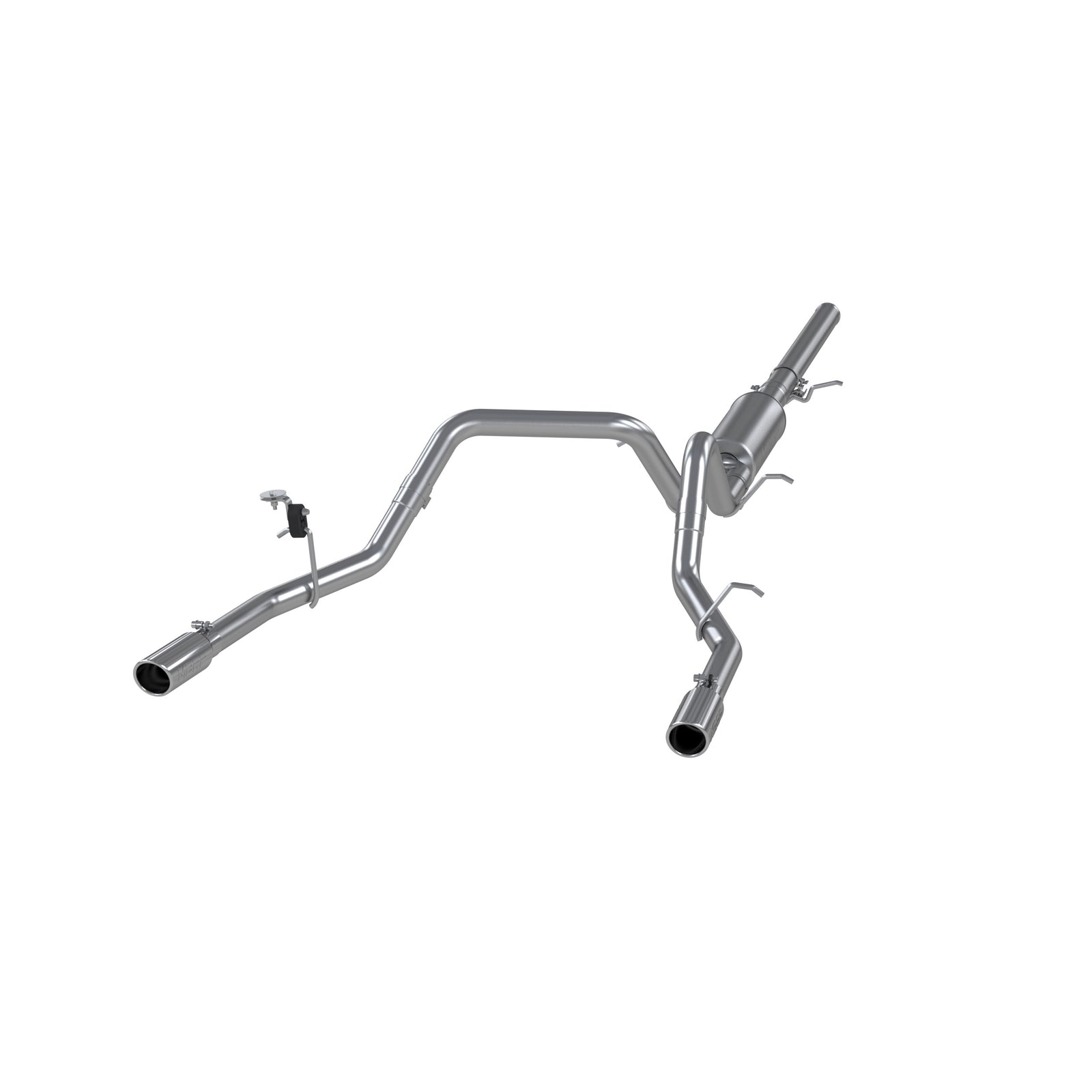 MBRP 14 Chevy/GMC 1500 Silverado/Sierra 4.3L V6/5.3L V8 Dual Split Rear Alum 3in Cat Back Exhaust - S5084AL