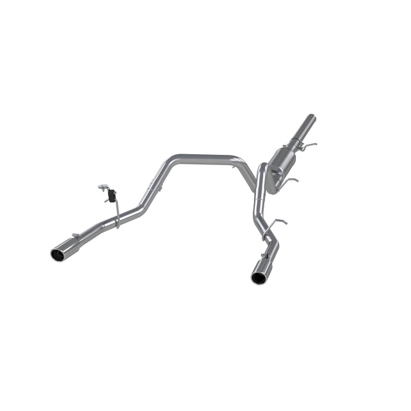 MBRP 14 Chevy/GMC 1500 Silverado/Sierra 4.3L V6/5.3L V8 Dual Split Rear Alum 3in Cat Back Exhaust - S5084AL