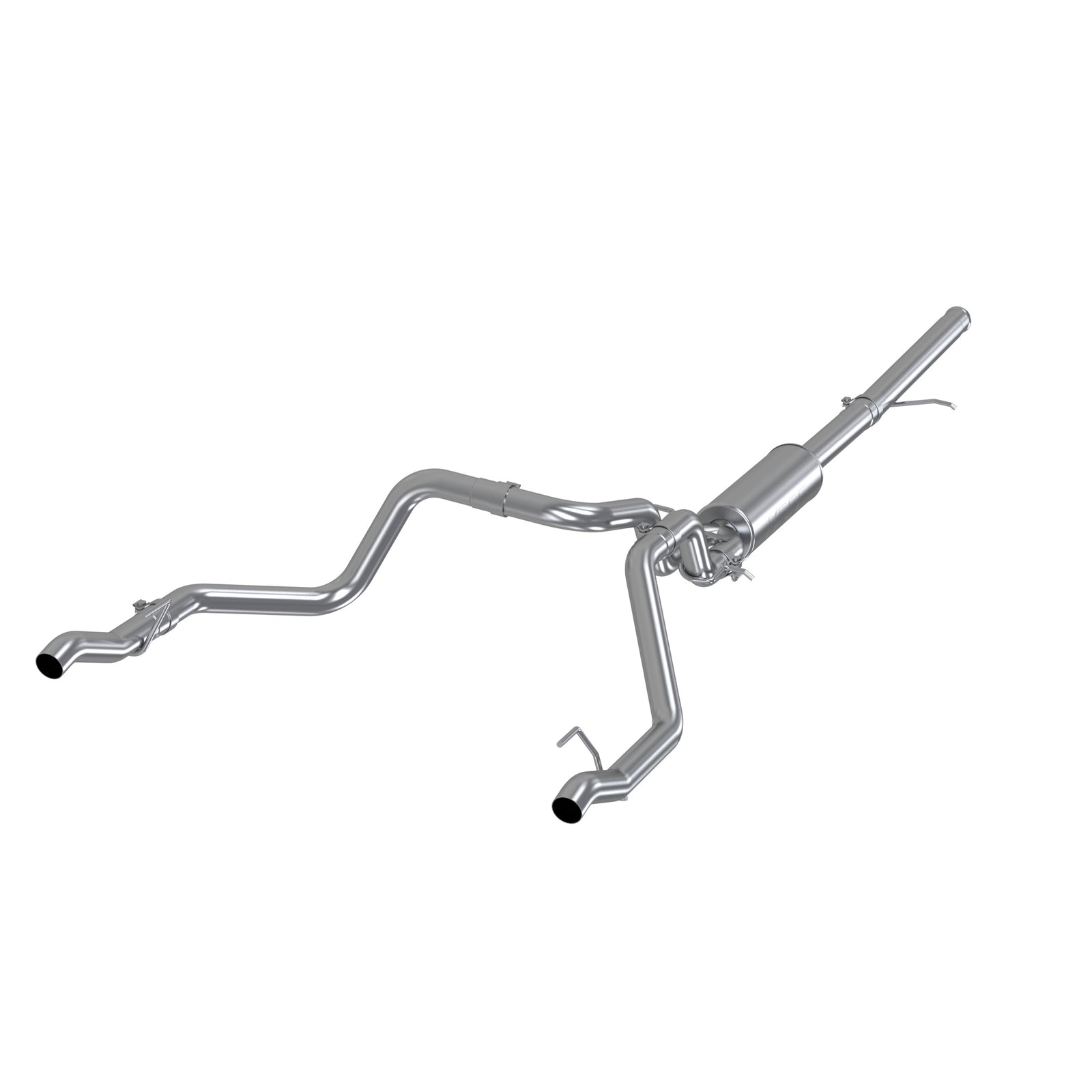 MBRP 2019 Chevrolet Silverado 1500 4.3L/5.3L 2.5in Cat Back Dual Rear Exit - Aluminized - S5085AL