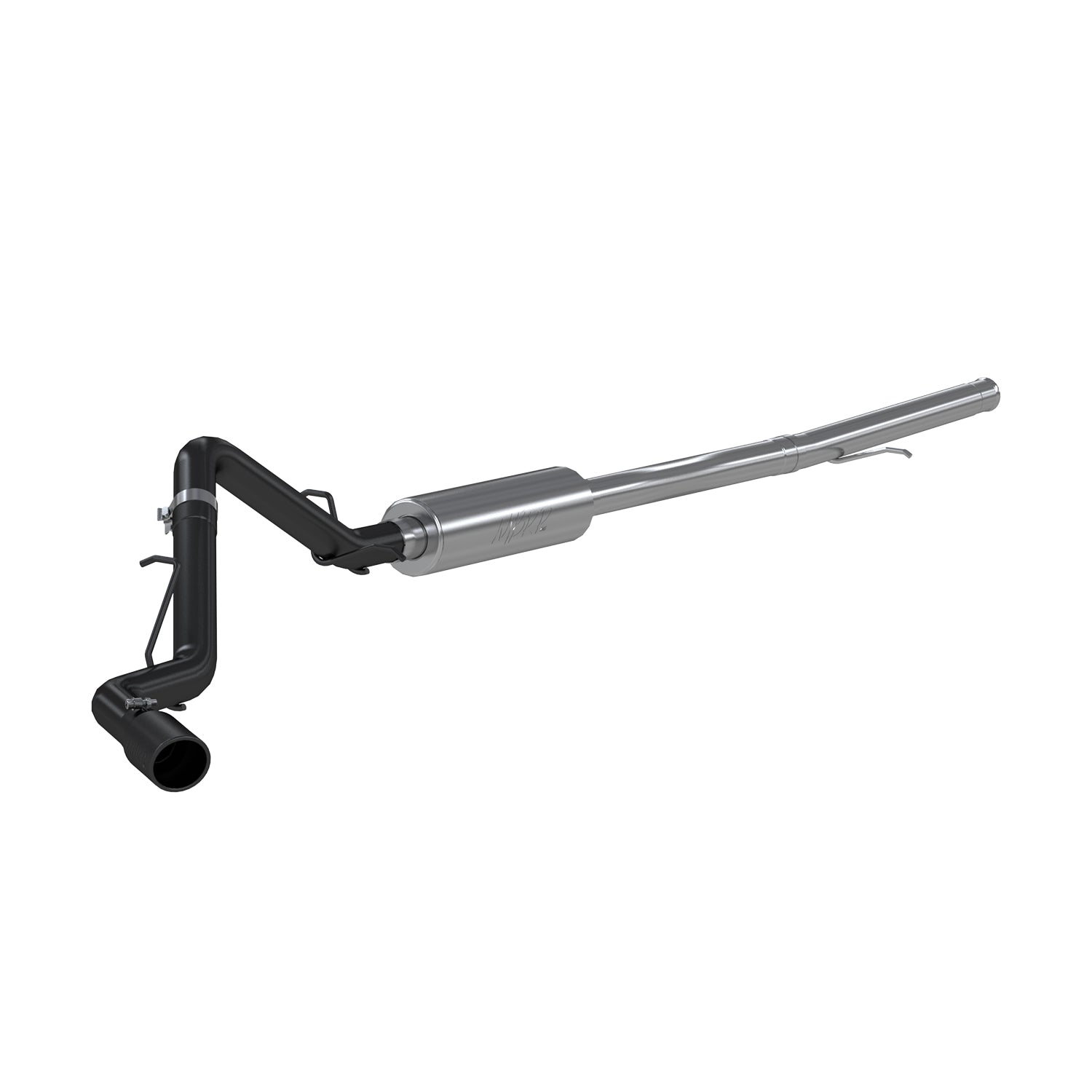 MBRP 2019 Chevrolet/GMC 1500 Silverado/Sierra 4.3L & 5.3L 3 in Cat Back, Single Side (Black Coated) - S5087BLK