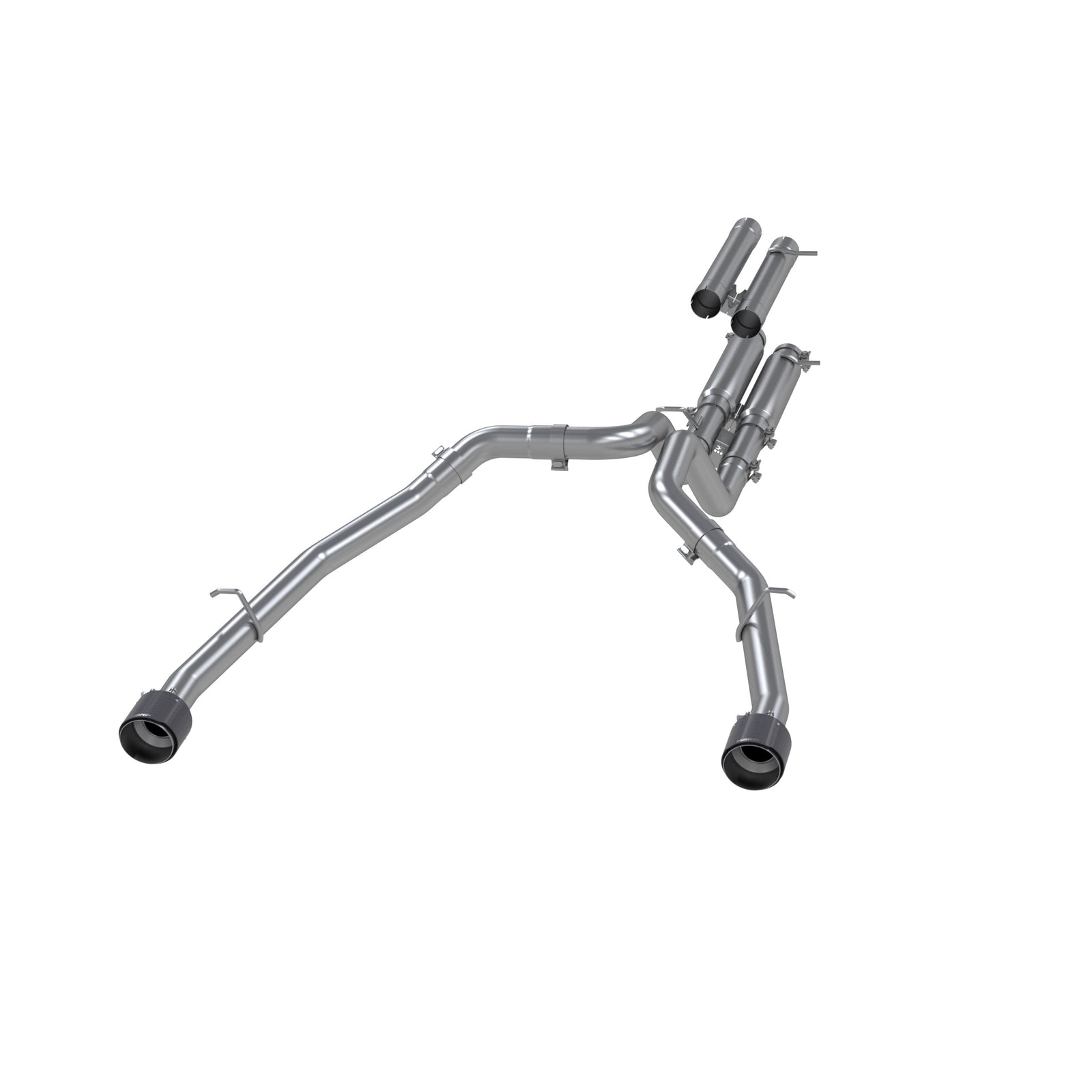 MBRP 2021 Ram TRX 6.2 S/C 3in Catback Dual Rear Carbon Fiber Tips(Race)- T304 - S51543CF