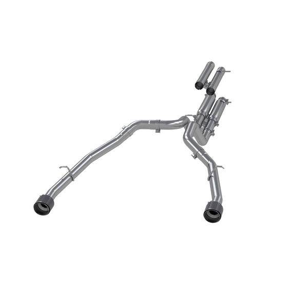MBRP 2021 Ram TRX 6.2 S/C 3in Catback Dual Rear Carbon Fiber Tips(Race)- T304 - S51543CF