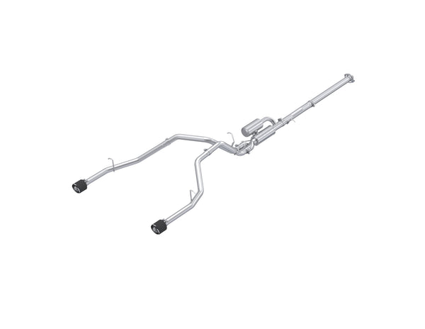 MBRP - 2025+ RAM 1500 3.0L Pro Series 3.0in Cat-Back Dual Rear Exit Exhaust - CF Tips - S51563CF
