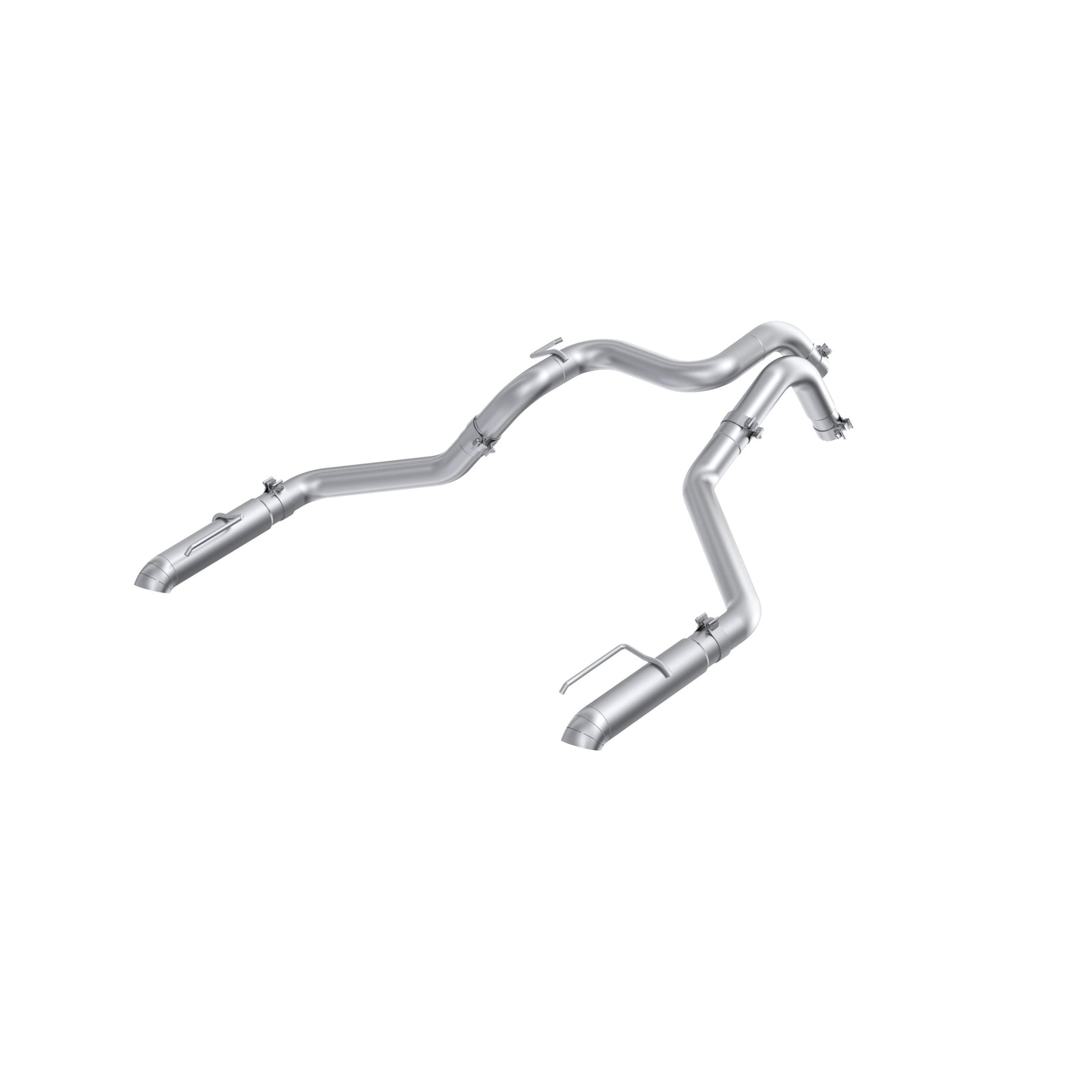 MBRP 24-25 Ford Ranger Raptor 3.0L T304 SS 3in Axle-Back Exhaust - Dual Rear Turn-Down - S5270304