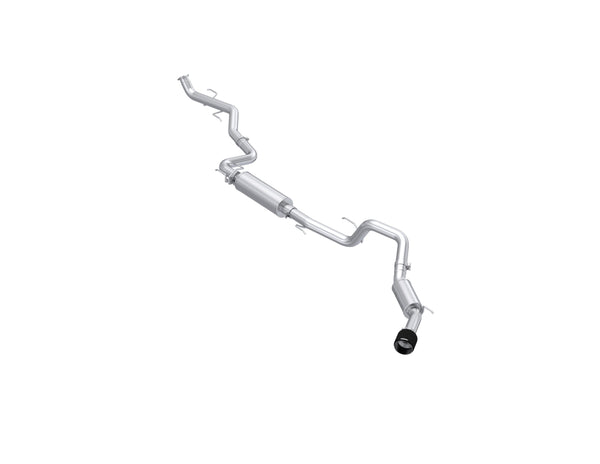 MBRP 2024 Toyota Tacoma T304 Stainless Steel 3in Cat-Back Single Side Exit with Carbon Fiber Tip - S53233CF