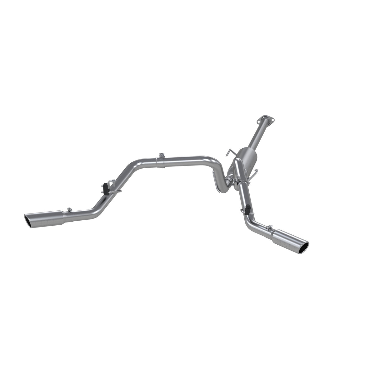 MBRP 05-13 Toyota Tacoma 4.0L EC/CC AL Dual Split Side Cat Back Exhaust - S5328AL