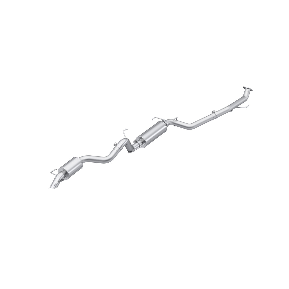 MBRP 24-26 Toyota Land Cruiser 2.4L 3in Cat-Back Single Rear High-Clearance Turn Down - T304 - S5344304