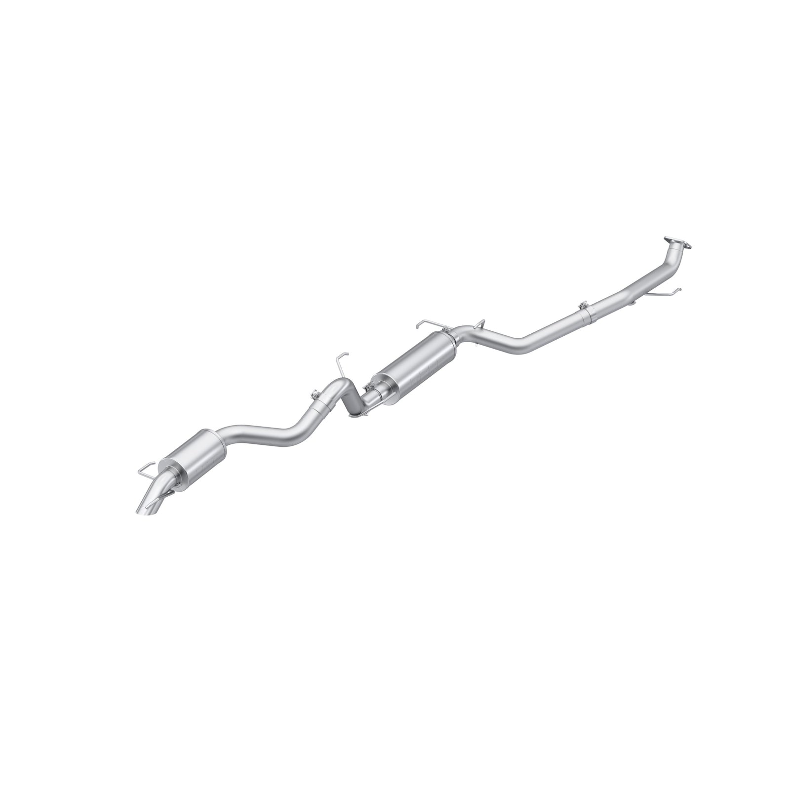 MBRP 24-26 Toyota Land Cruiser 2.4L 3in Cat-Back Single Rear High-Clearance Turn Down - T304 - S5344304