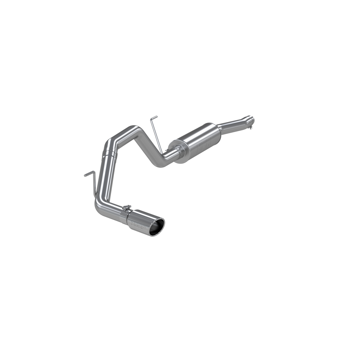 MBRP 2004-2006 Nissan Titan 5.6L EC/CC Cat Back Single Side - S5400AL