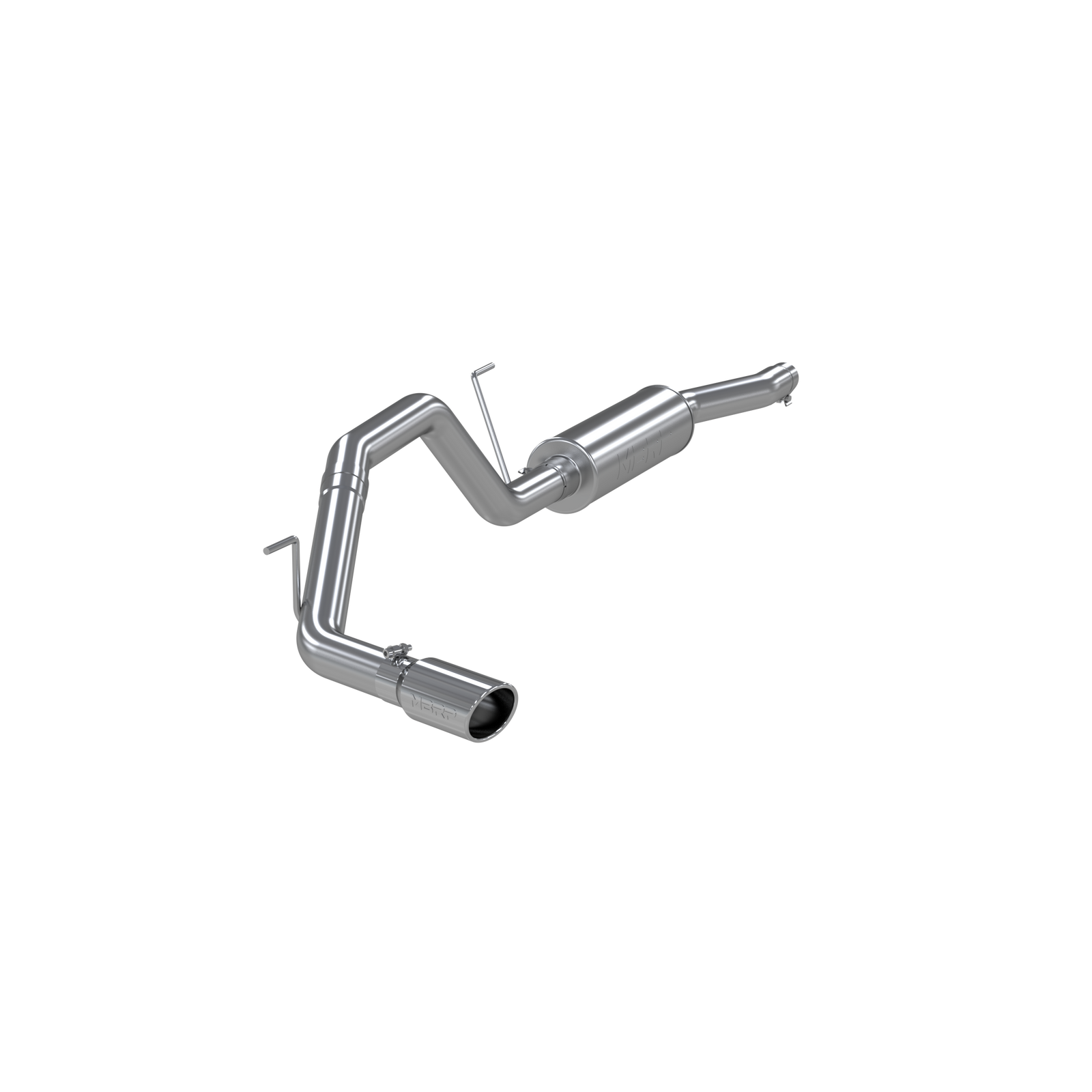 MBRP 2004-2006 Nissan Titan 5.6L EC/CC Cat Back Single Side - S5400AL