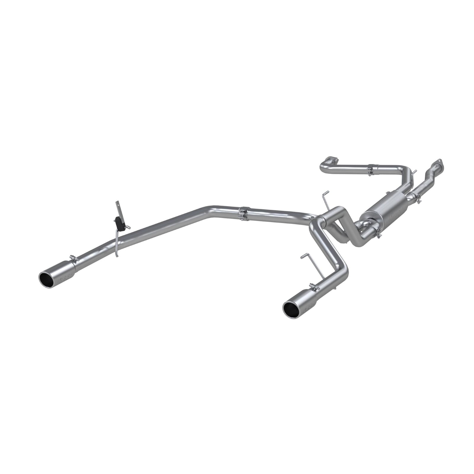 MBRP 2004-2009 Nissan Titan 5.6L EC/CC Cat Back Dual Split Rear - S5402409