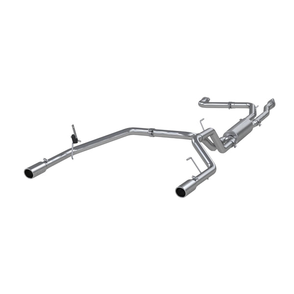 MBRP 2004-2009 Nissan Titan 5.6L EC/CC Cat Back Dual Split Rear - S5402409