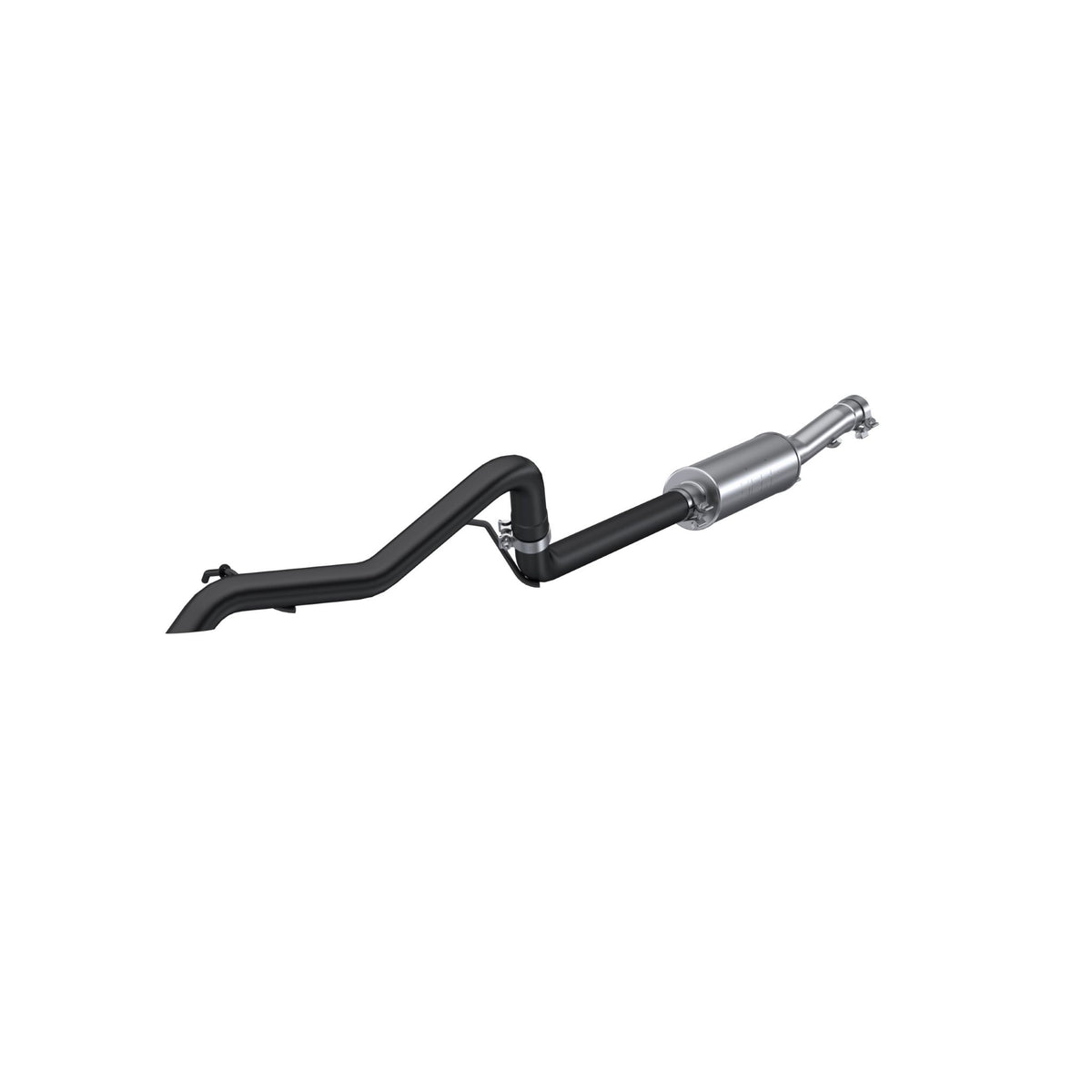 MBRP 12 Jeep Wrangler/Rubicon 3.6L V6 Cat Back Single Rear Exit Off-Road Black Exhaust - S5530BLK