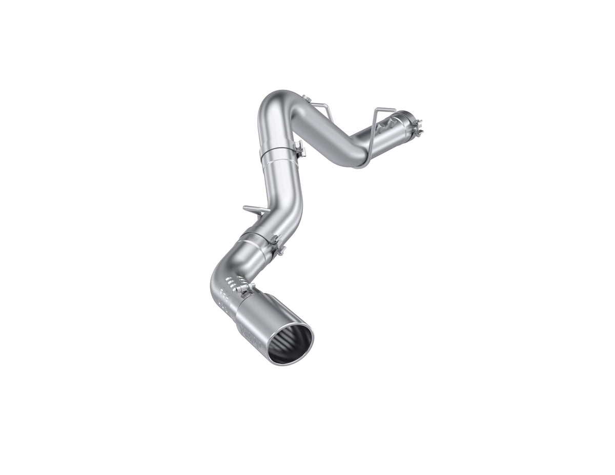 MBRP 2020+ GMC/Chevy 2500/3500 6.6L Duramax 4in Mand Bent Tubing AL-Ser Cat Back Single Side - Alum - S6059AL