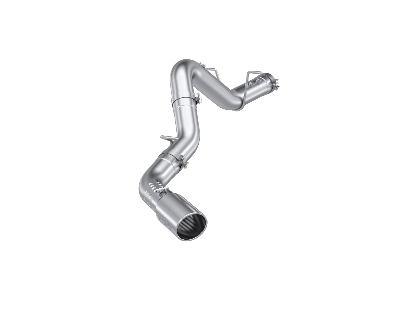 MBRP 2020+ GMC/Chevy 2500/3500 6.6L Duramax 4in Mand Bent Tubing AL-Ser Cat Back Single Side - Alum - S6059AL