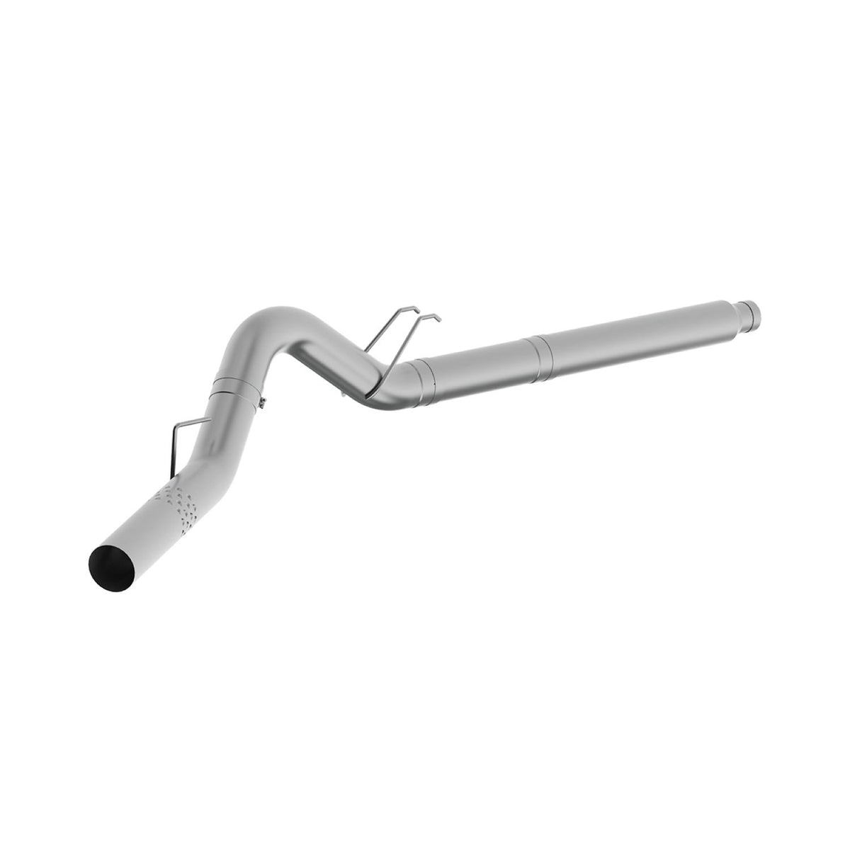 MBRP F-250/350/450 6.4 L 5in Filter Back Single Side Exit No Muffler AL - S62460PLM
