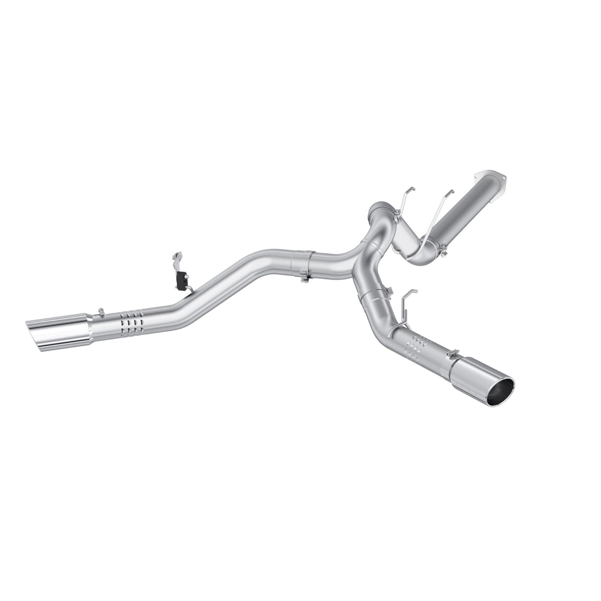 MBRP 17-19 Ford F-250/350/450 6.7L 4in Filter Back Cool Duals T409 Exhaust System - S6291409