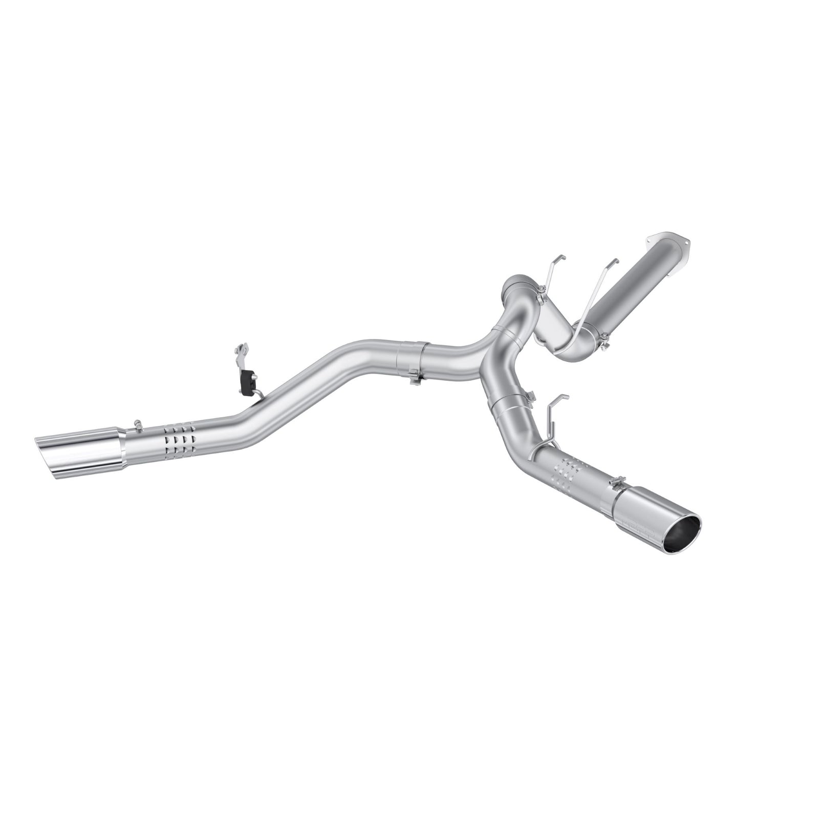 MBRP 17-19 Ford F-250/350/450 6.7L 4in Filter Back Cool Duals T409 Exhaust System - S6291409