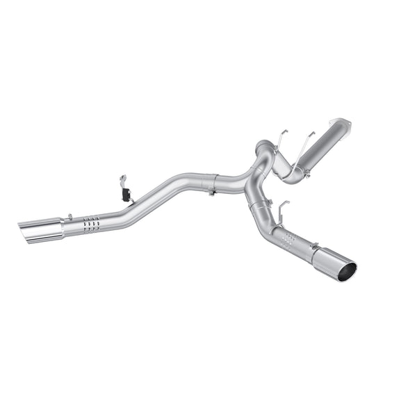 MBRP 17-19 Ford F-250/350/450 6.7L 4in Filter Back Cool Duals T409 Exhaust System - S6291409