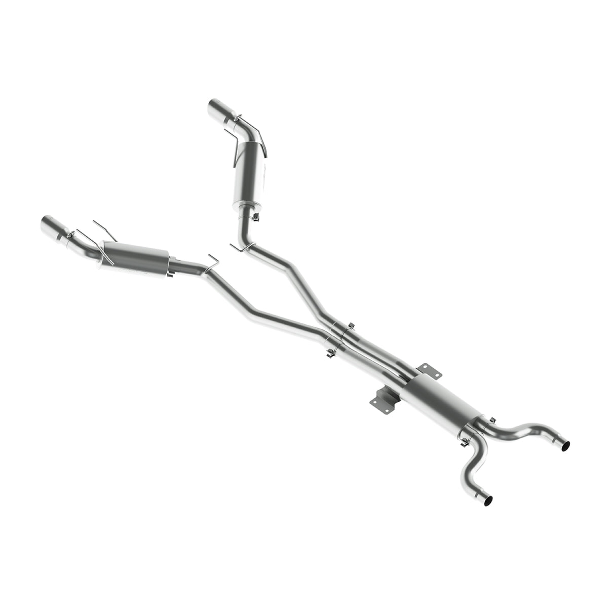 MBRP 2010 Chev Camaro V8 6.2L Automatic (L99) 3 Dual Cat Back Round Tips T409 - S7024409