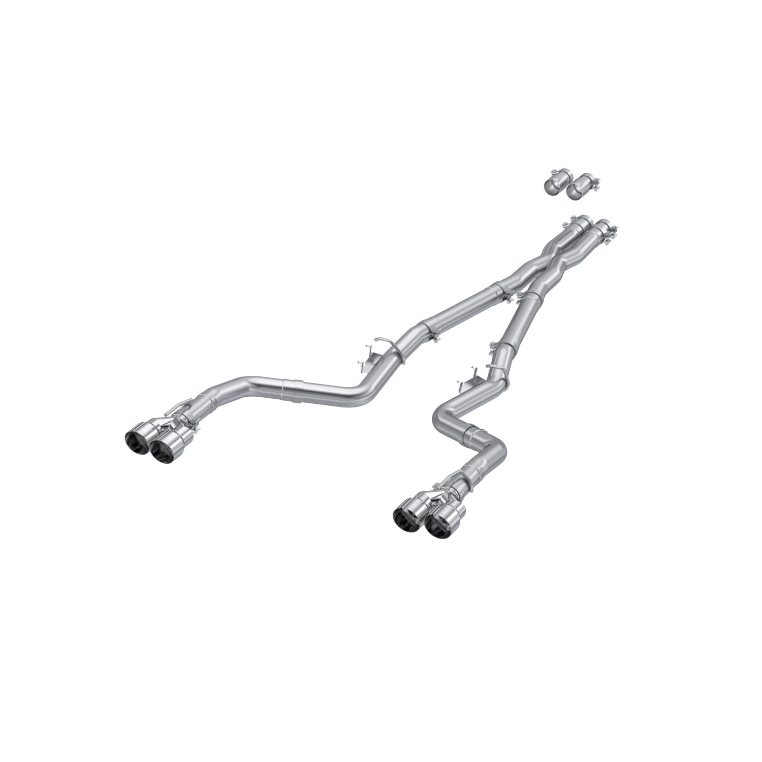 MBRP 15-Up Challenger 5.7L /  17-Up 6.2L/6.4L 3in Race Series Cat-Back w/ Quad Tips AS Exhaust - S7114AL