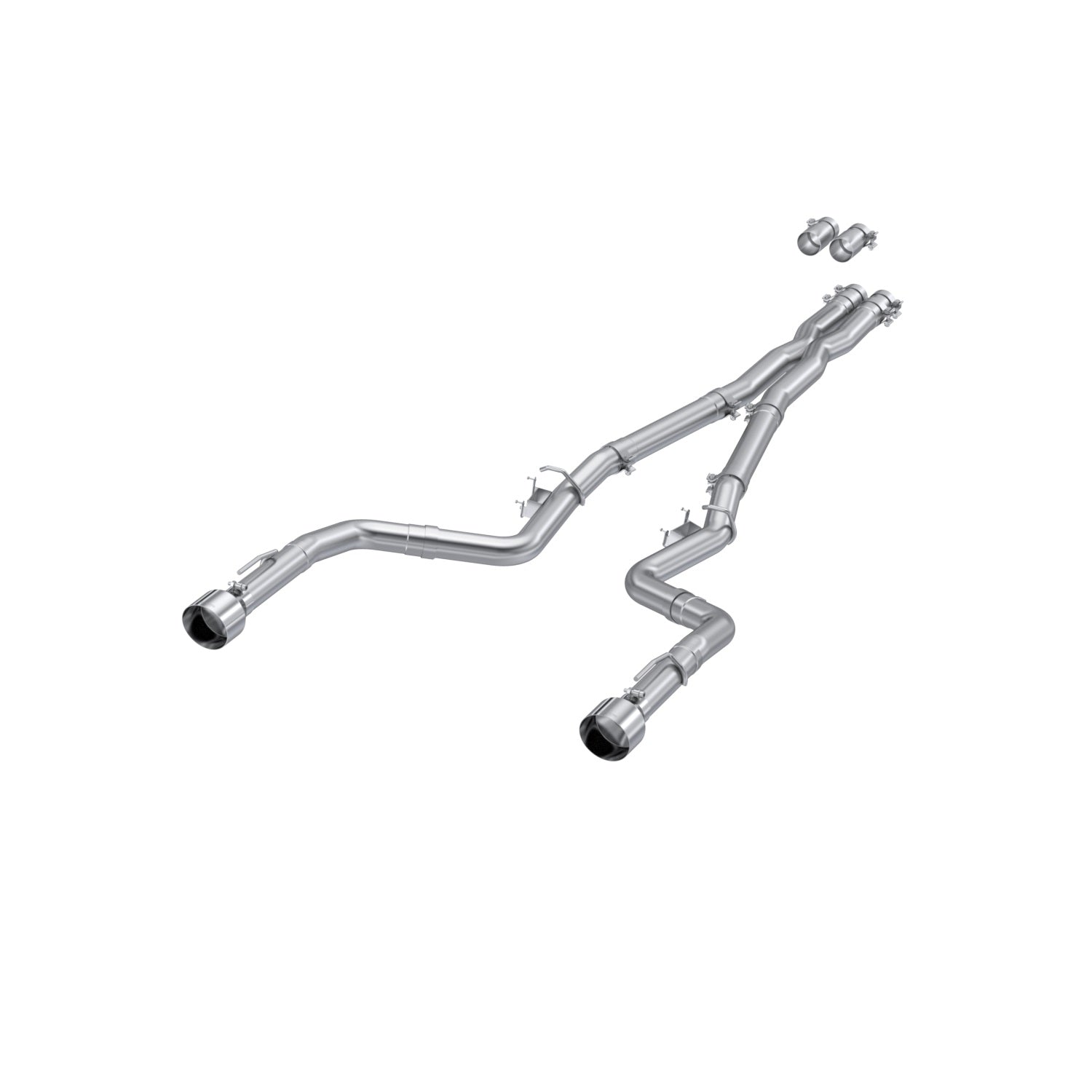 MBRP 17-21 Charger 5.7L/6.2L/6.4L 3in Race Profile Cat-Back w/ Dual Tips Aluminized Steel Exhaust - S7118AL