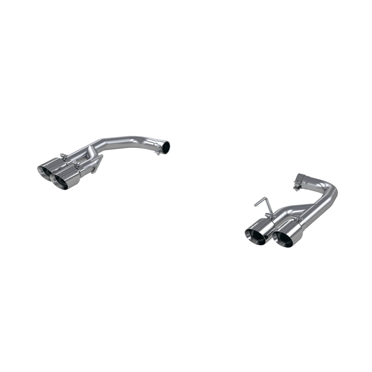 MBRP 18-20 Ford Mustang GT 2.5in T304 Non Active Dual Axle Back Exhaust System - 4in Dual Wall Tips - S7211304