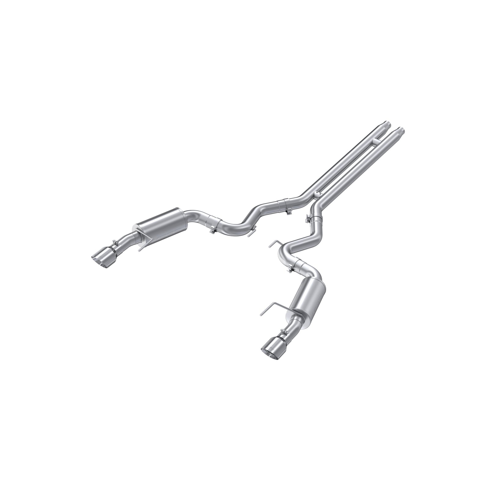 MBRP 15 Ford Mustang GT 5.0 Convertible T409 3in Cat Back Dual Split Rear Exit (Street Version) - S7239409