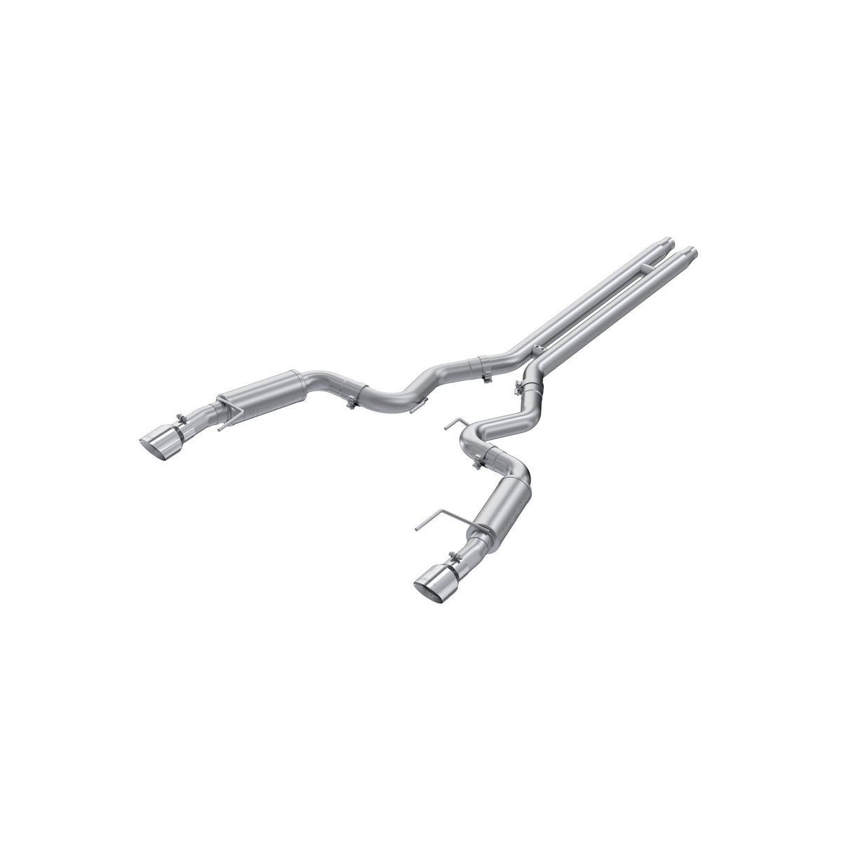 MBRP 2024 Ford Mustang GT S650, 5.0L 3in Dual Split Rear Aluminized Steel - S7253AL