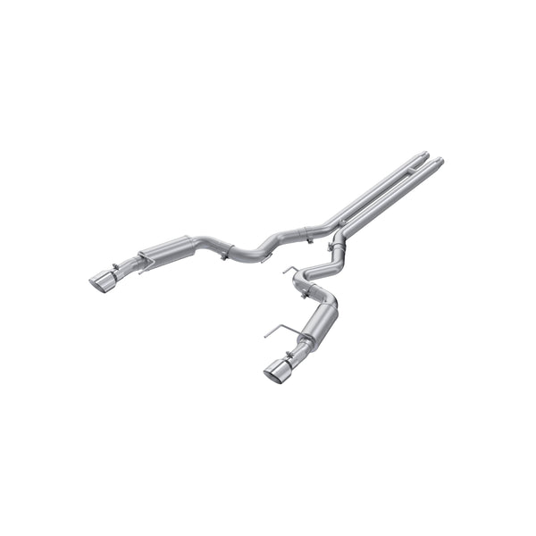 MBRP 2024 Ford Mustang GT S650, 5.0L 3in Dual Split Rear Aluminized Steel - S7253AL
