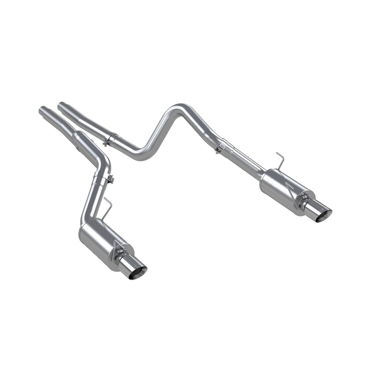 MBRP 05-09 Ford Shelby GT500 / GT Dual Split Rear Street Version 4in Tips T409 Exhaust System - S7269409