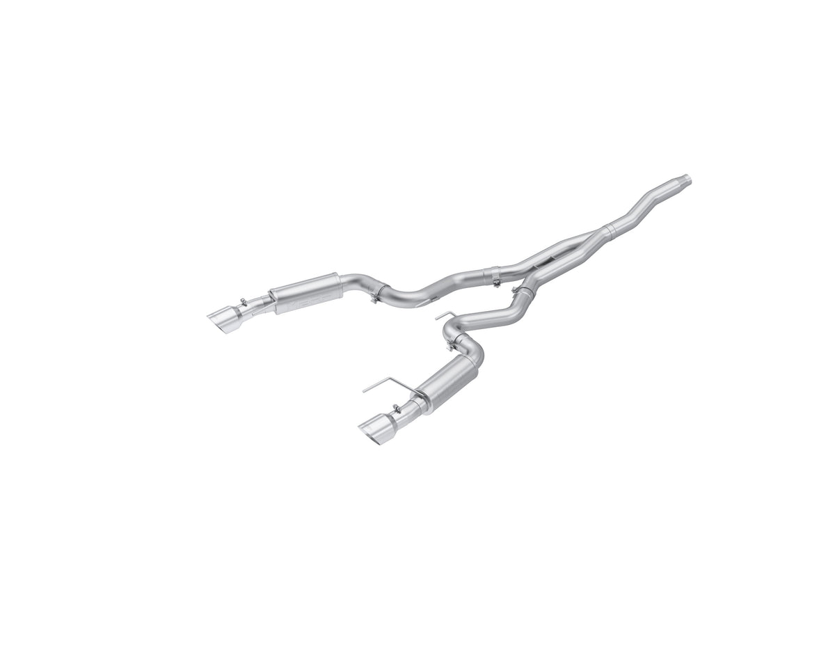MBRP 15-18 Ford Mustang EcoBoost 2.3L T409 3in Cat Back Dual Split Rear Exit (Race Version) - S7275409