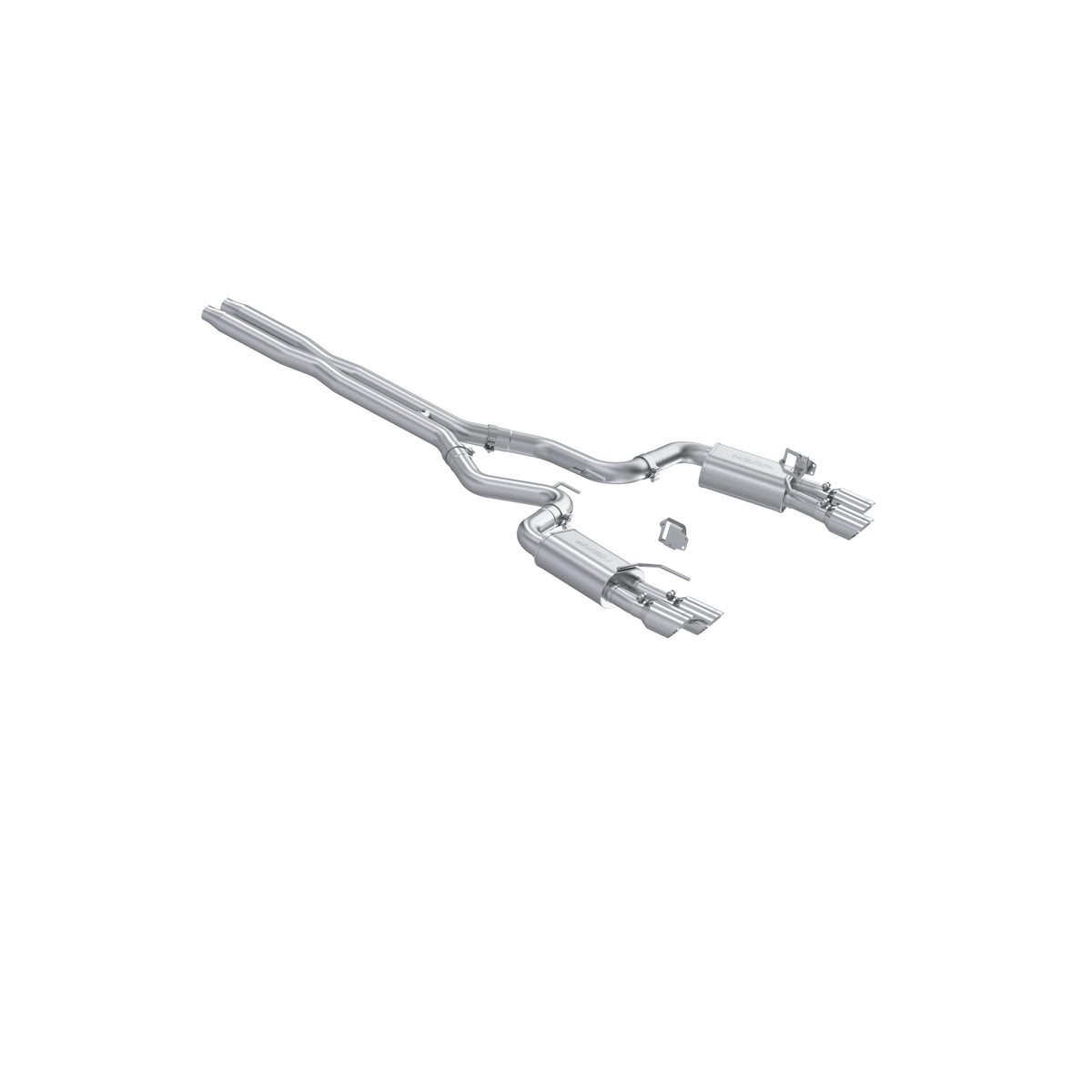 MBRP 2024+ Ford Mustang GT Armor Pro 3in Steet Profile Catback Exhaust  - Stainless Steel Tips - S7280304