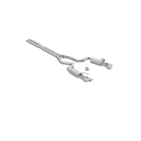 MBRP 2024+ Ford Mustang GT Armor Pro 3in Steet Profile Catback Exhaust  - Stainless Steel Tips - S7280304