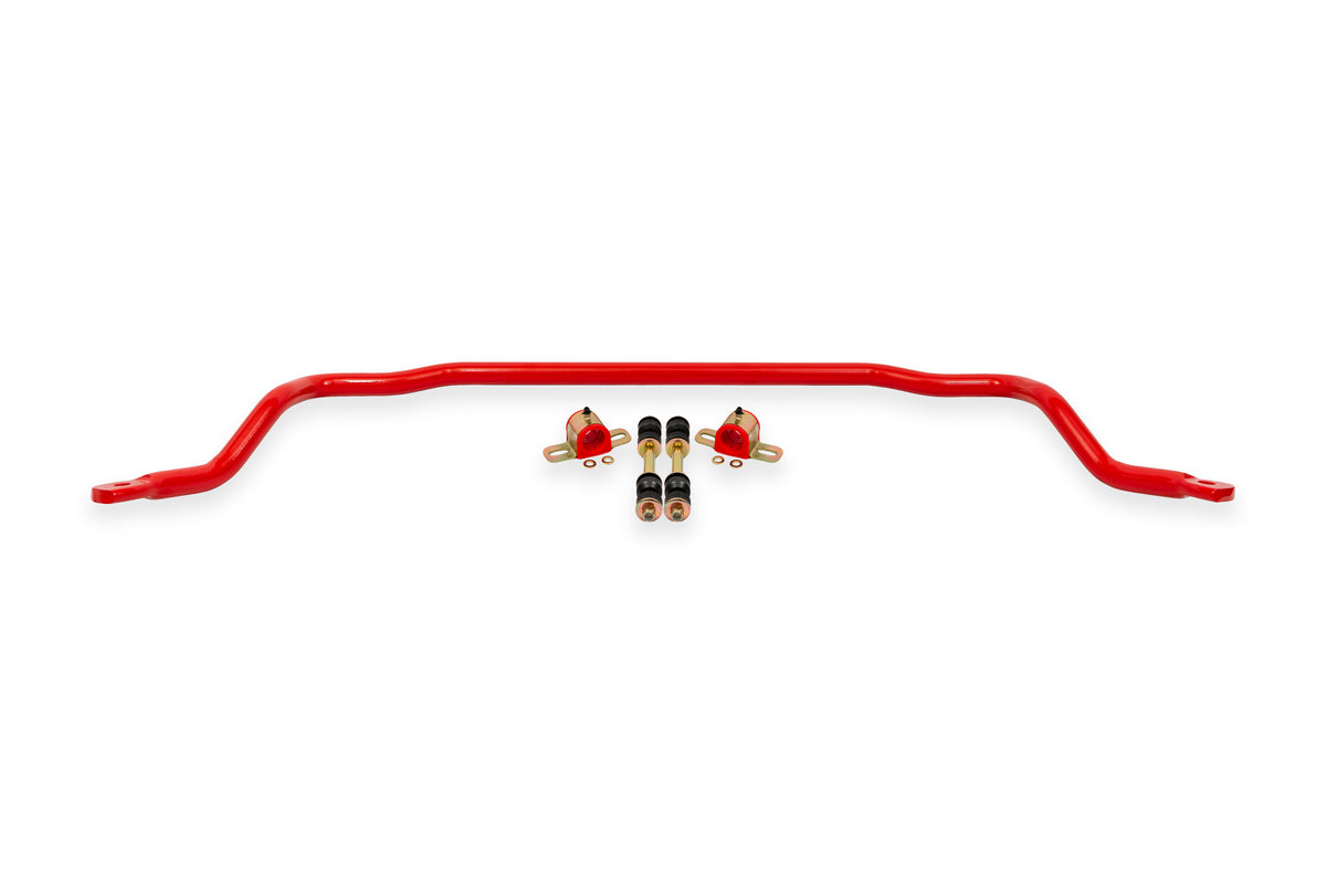 BMR 70-81 2nd Gen F-Body Front Solid 1.25in Sway Bar Kit w/ Bushings - Red - SB008R